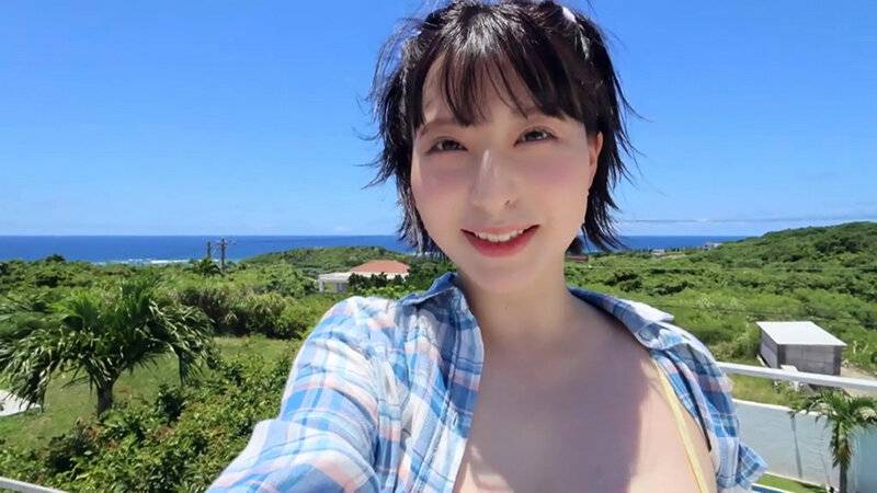 【桃果あかり】南国で弾けるグラマー美人！まさに桃源郷！イメージビデオ