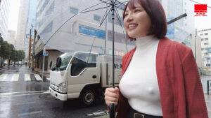 【天月あず】ノーブラデート乳首もチ〇コもビンビンに!色白ムチムチガールの発情が止まらない!
