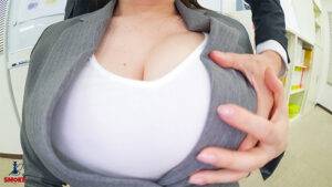 【宝田もなみ】Iカップ爆乳の女上司に立場逆転のセクハラをしたら挿入がいつでも出来る関係に!